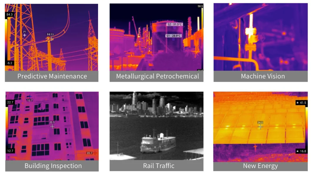 Clear Thermal Imaging 640X512@17μm Used in Plug-R Series Uncooled Thermal Module